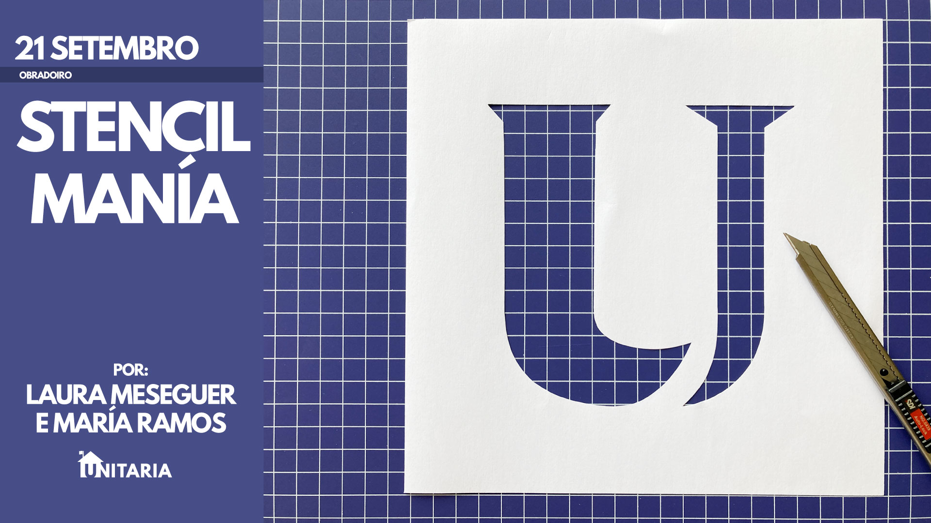 StencilMania Workshop in Santiago de Compostela. Septiembre 2024