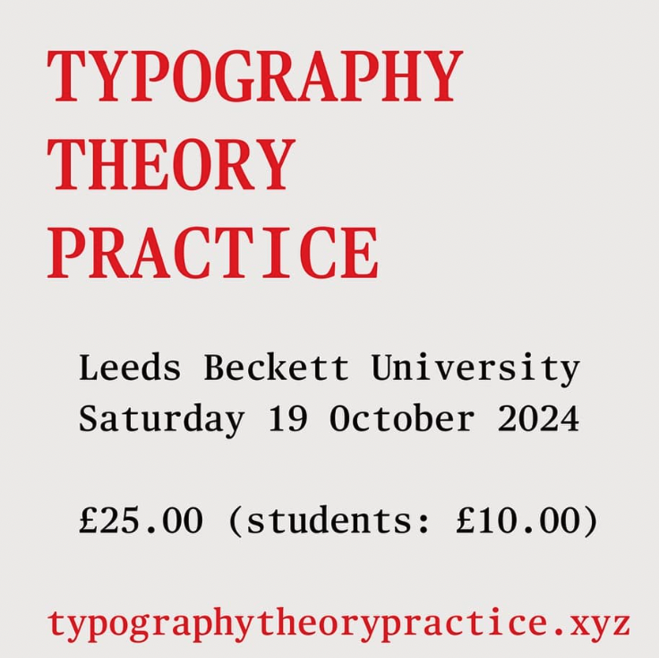 Typography Theory Practice. October 2024